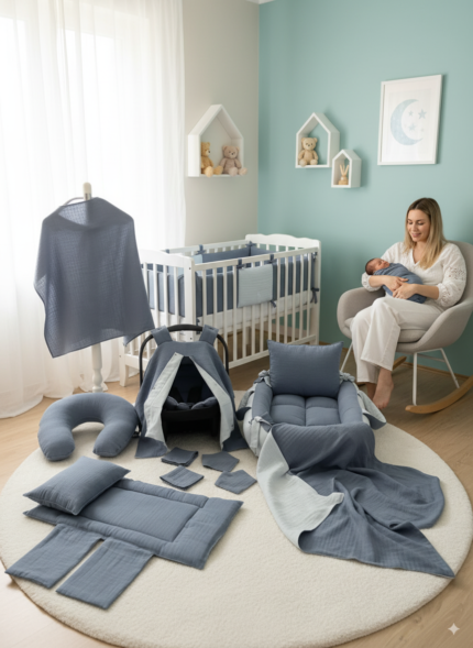 14 Parça Çift Katlı Set