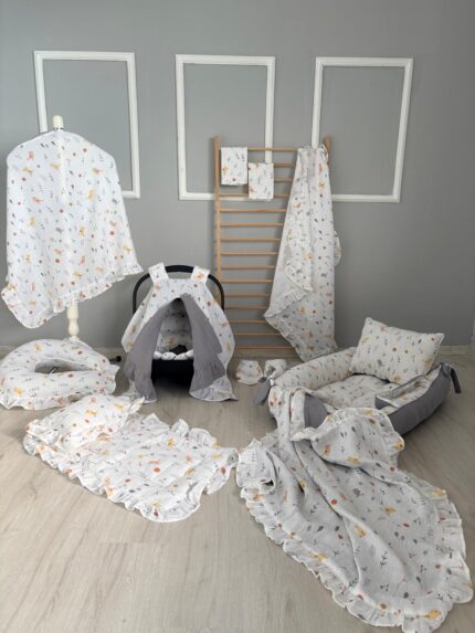 14 Parça Çift Katlı Çift Kullanımlı Set Kuş Dsn(Tasarım)