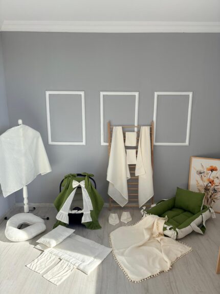 14 Parça Çift Katlı Çift Kullanımlı Set(YEŞİL)